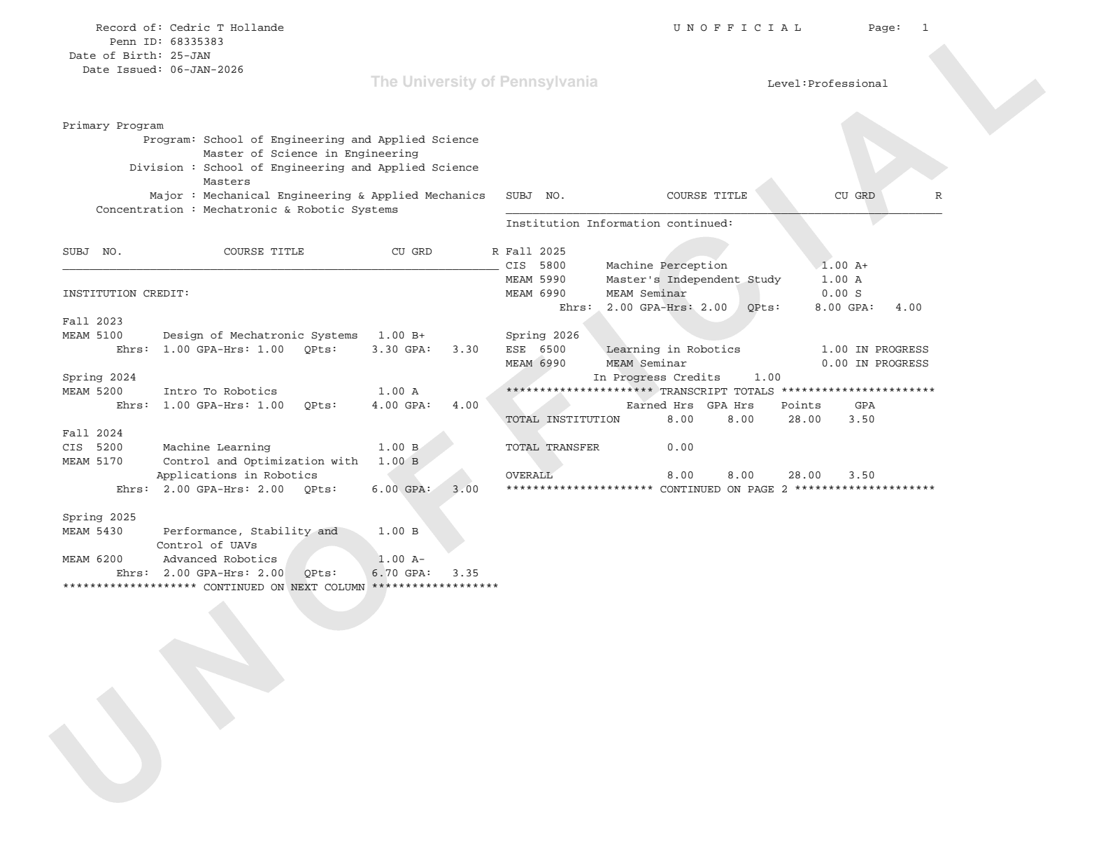Transcript — page 1 of 3