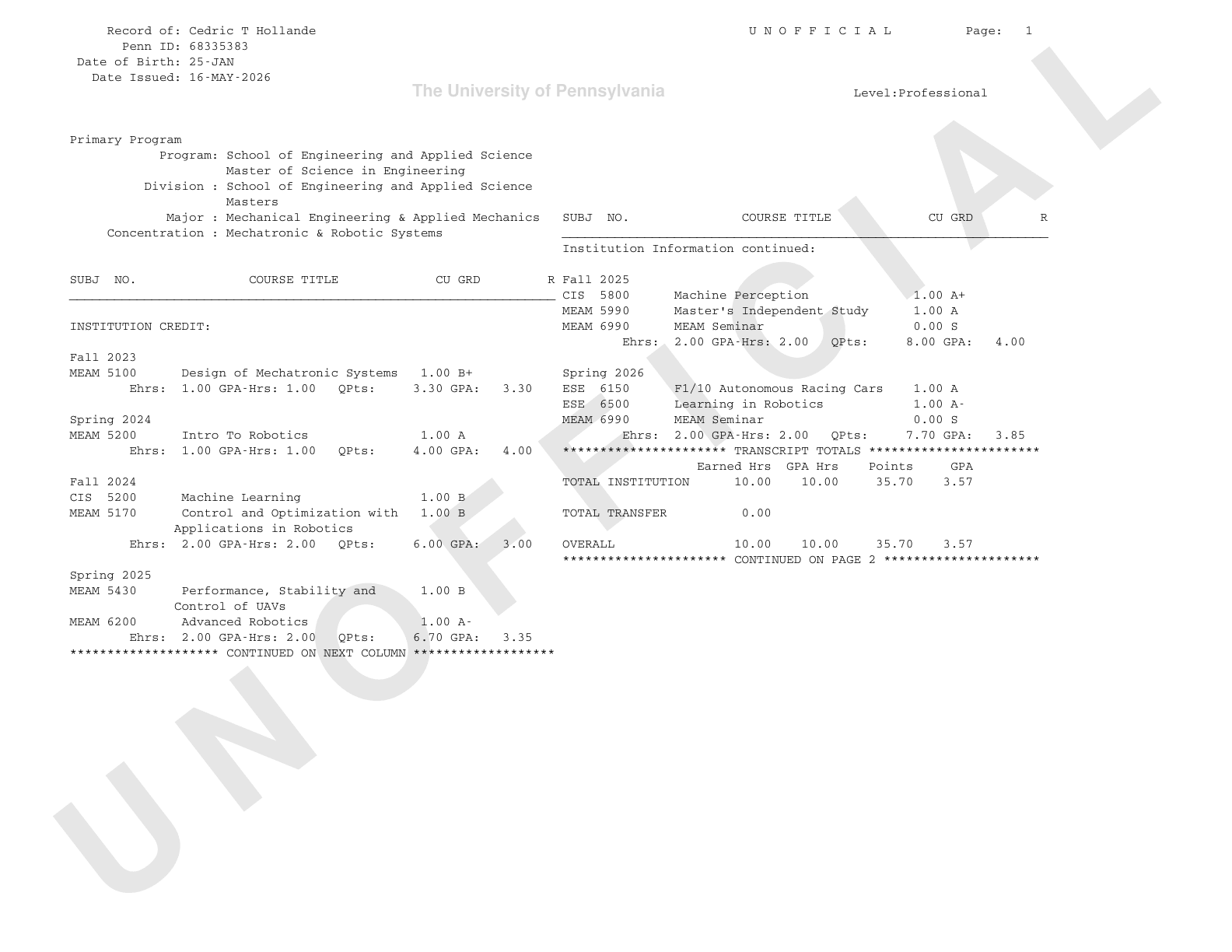 Transcript — page 1 of 3