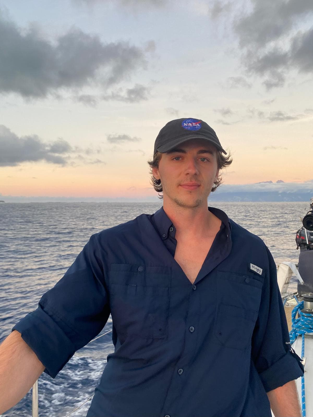 Cedric Hollande sailing