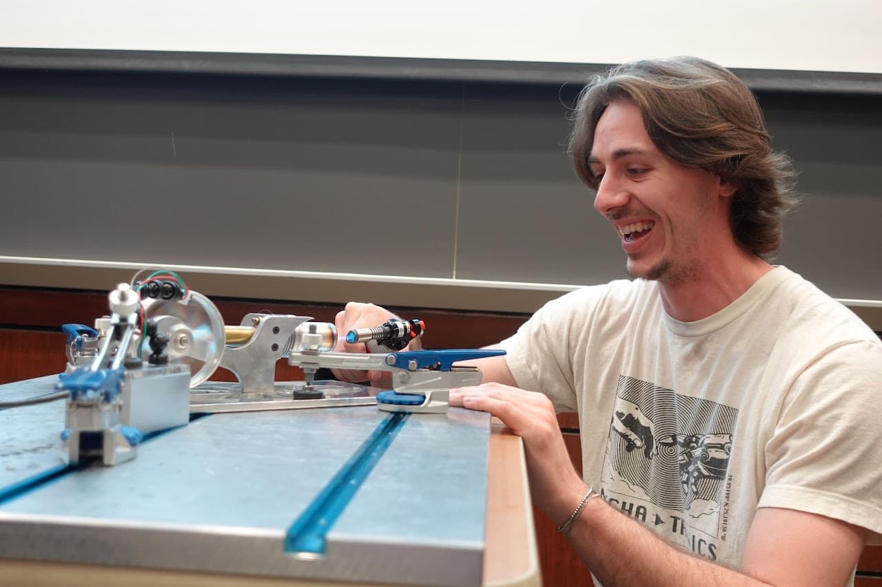 MEAM 2010: Machine Design and Manufacturing at the University of Pennsylvania is a hands-on, project-based course emphas